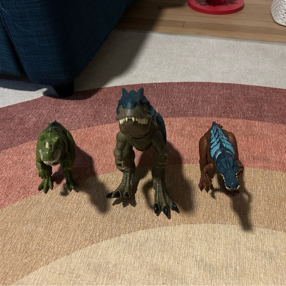 Jurassic Park Dinosaurs with Noise - Irritator, Ceratosaurus, Allosaurus